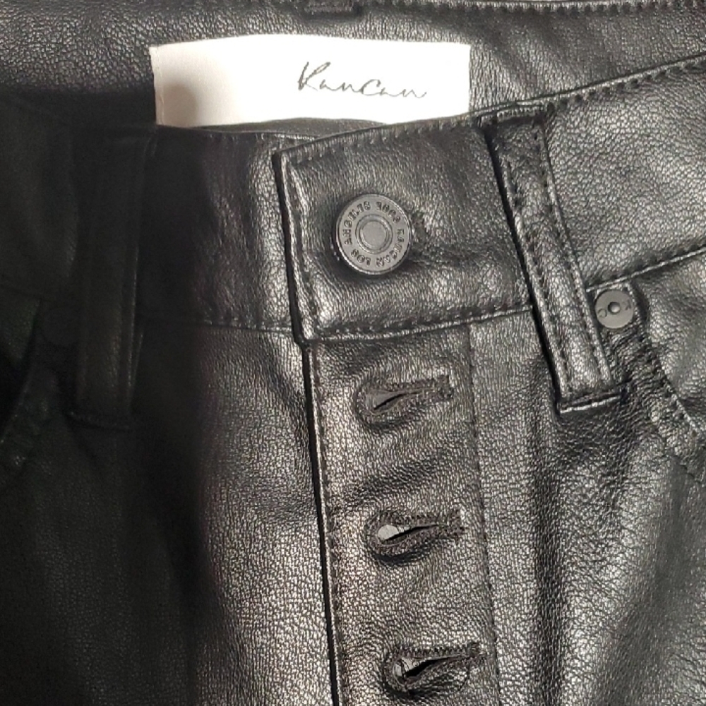 KanCan Black Textured Pants